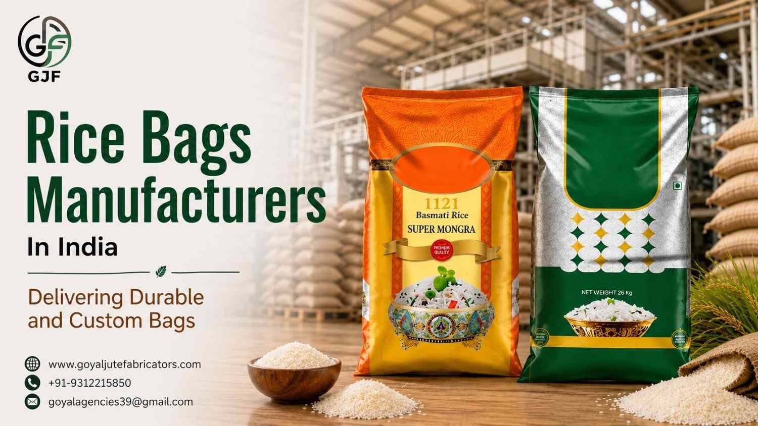 Rice Bags Manufacturers In India